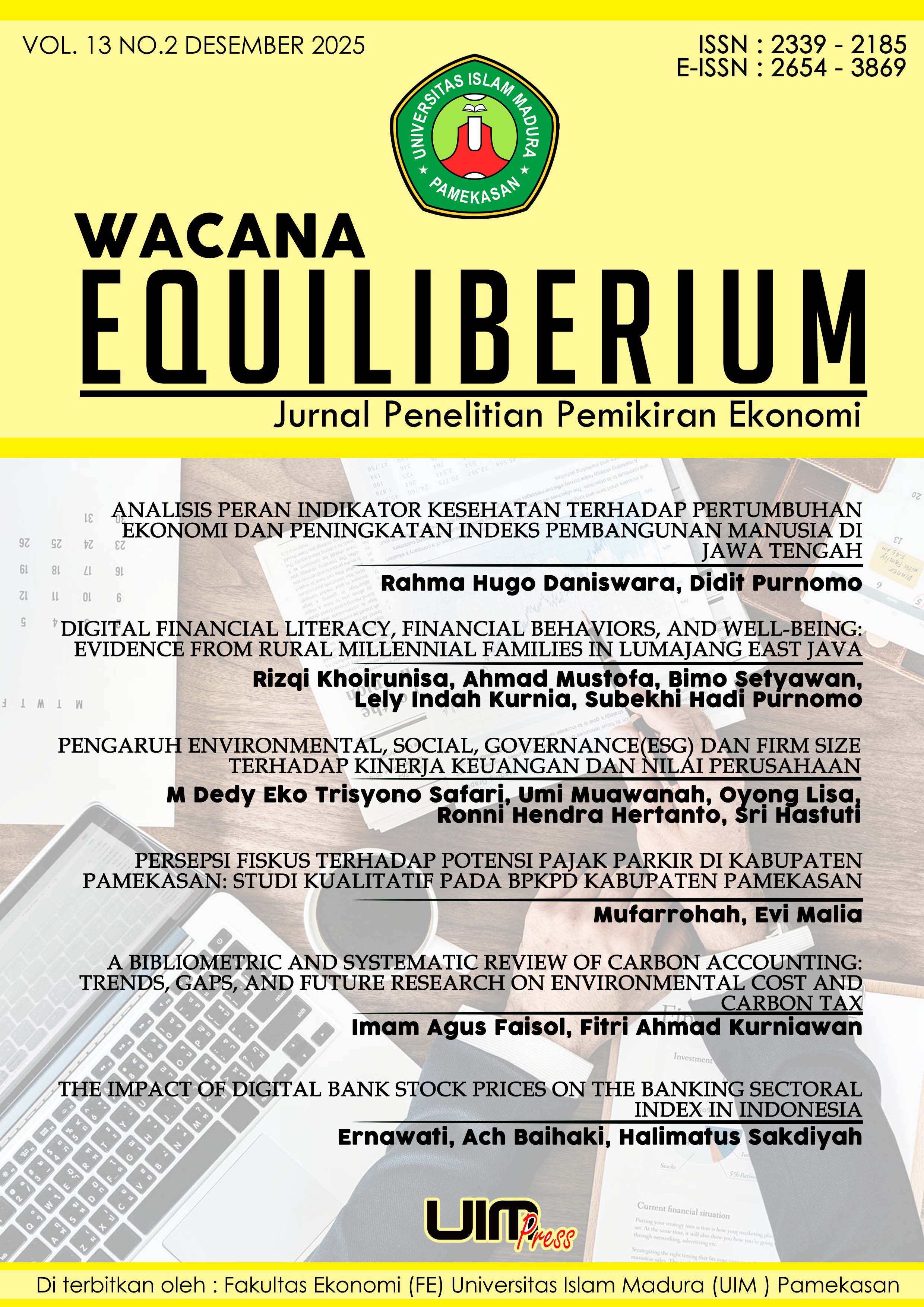 					View Vol. 13 No. 02 (2025): Wacana Equiliberium (Jurnal Pemikiran Penelitian Ekonomi) : Desember 2025
				
